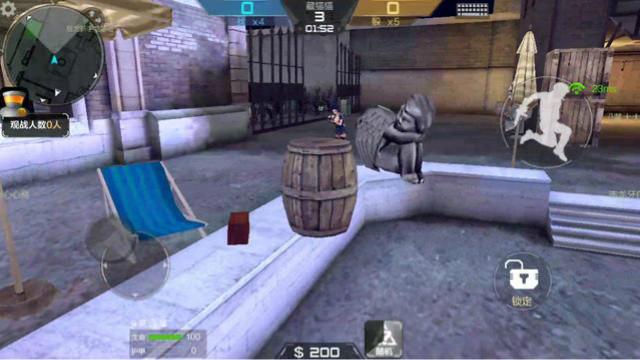 CF手游 玩躲猫猫模式的时候你们有没有见过这么嚣张的木桶