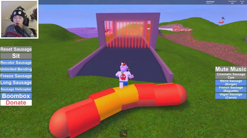 Roblox香肠模拟器 体验香肠的一生！小飞象解说