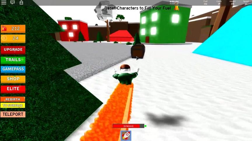 波波仔解说 roblox 虚拟世界“火箭模拟器”：当双腿变成了火箭！