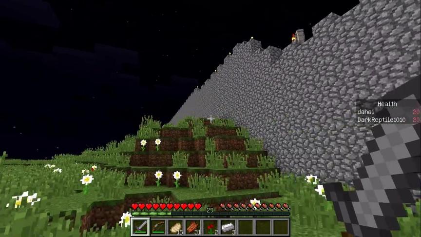 大海解说 我的世界minecraft 僵尸攻城村庄保卫战