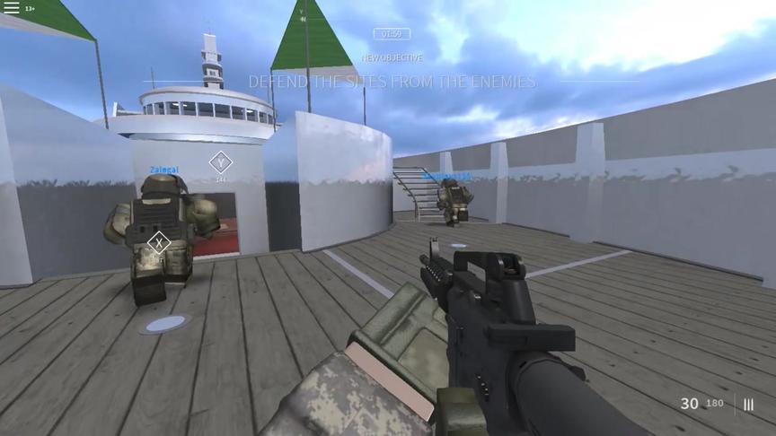 波波仔解说 roblox 蝎子行动：枪法有点臭，不过躺赢的感觉真好！