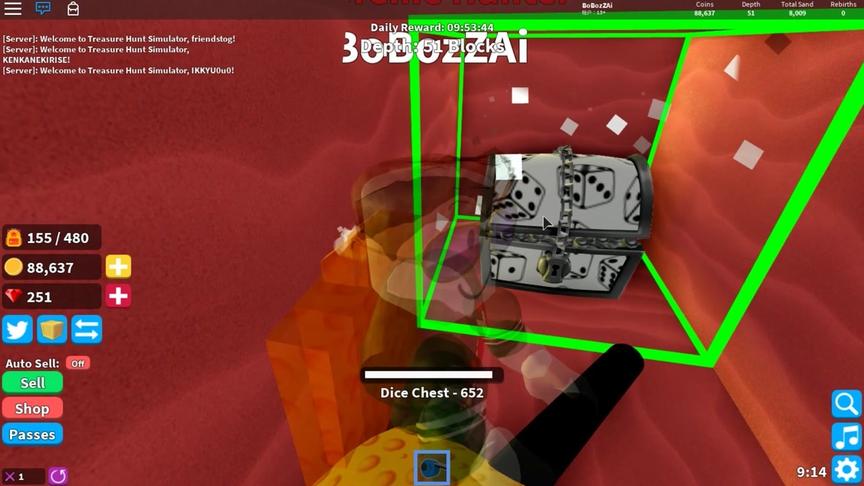 波波仔解说 roblox 寻宝模拟器：这宝箱让我一夜变成千万富翁！