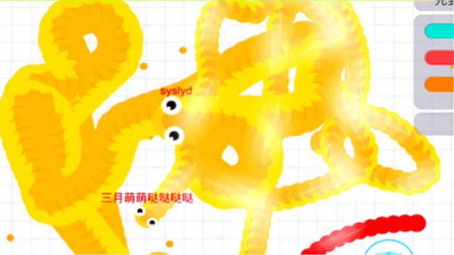 贪吃蛇大作战 一只乱撞的小蛇，最后结局亮了