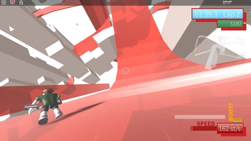 波波仔解说 roblox 极速溜冰：在难度极大的场地上极速溜冰！