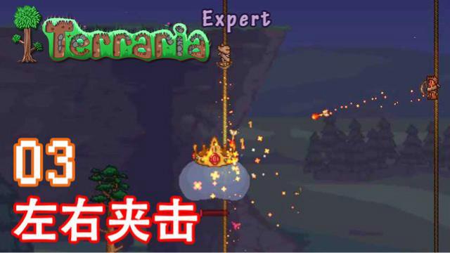 泰拉瑞亚专家生存 03 左右夹击