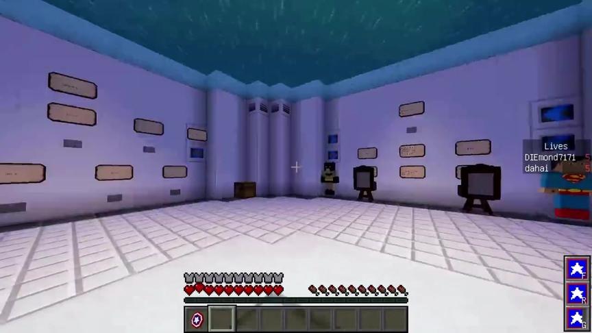 大海解说 我的世界Minecraft 超级英雄团战僵尸小镇