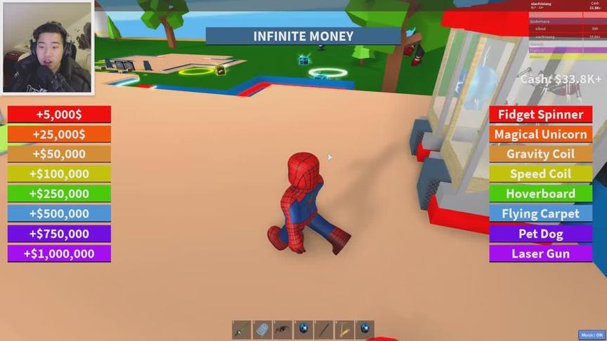 Roblox超级英雄大亨 还能召唤小蜘蛛？