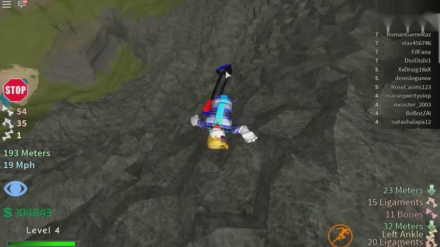 波波仔解说 roblox 坠落模拟器：想摔都摔不死的人也只有我了吧！