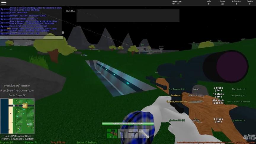 波波仔解说 roblox 基地战争：被一把98K连杀了5次，他肯定是挂！