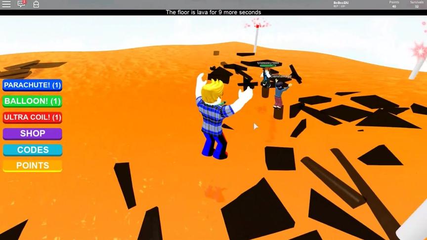 波波仔解说 roblox 虚拟世界“熔岩模拟器”：美年达又来搞破坏了