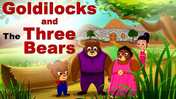 英语童话故事 goldilocks and three bears 金凤花姑娘与三只熊