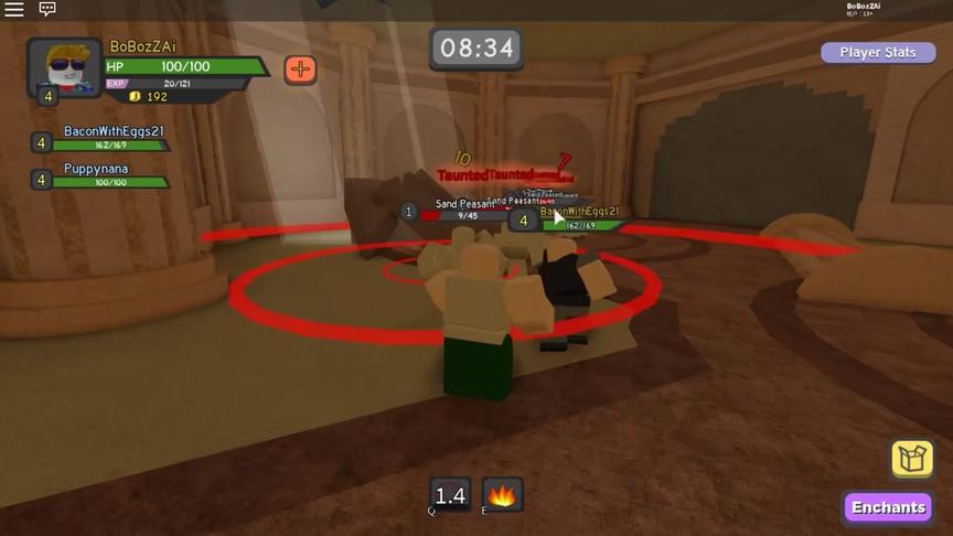 波波仔解说 roblox 地下城任务：和队友一起勇闯地下城！