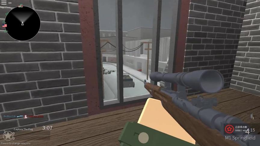 波波仔解说 roblox 二战模拟器：我的98K准的吓人，不开镜都能打