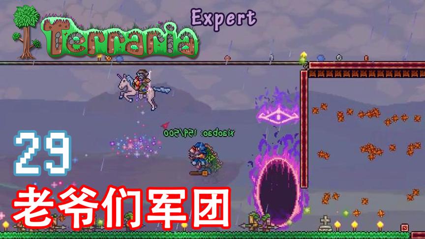 泰拉瑞亚专家生存 29 老爷们军团