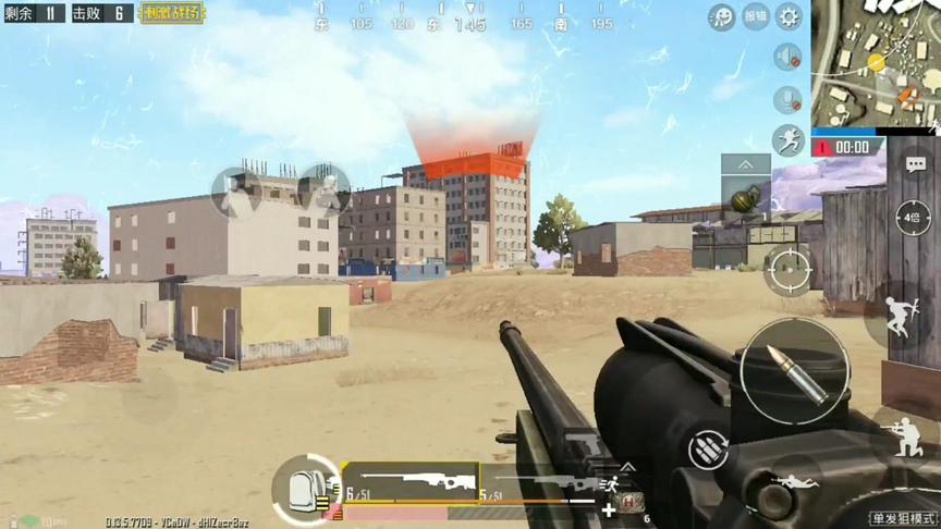 刺激战场:战神苦练绝世操作，0.1秒闪狙，敌人很无助!