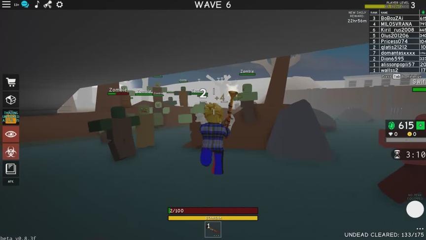 波波仔解说 roblox 僵尸灾害：面对这么多僵尸，只有一把散弹枪！