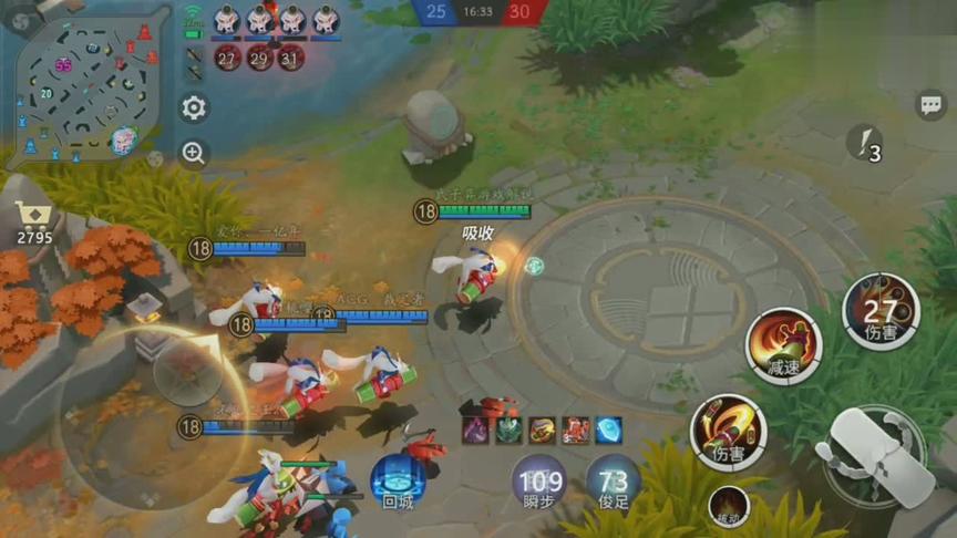 决战平安京:5个管狐对战5个鸦天狗，观赏性极高，蜃气之界