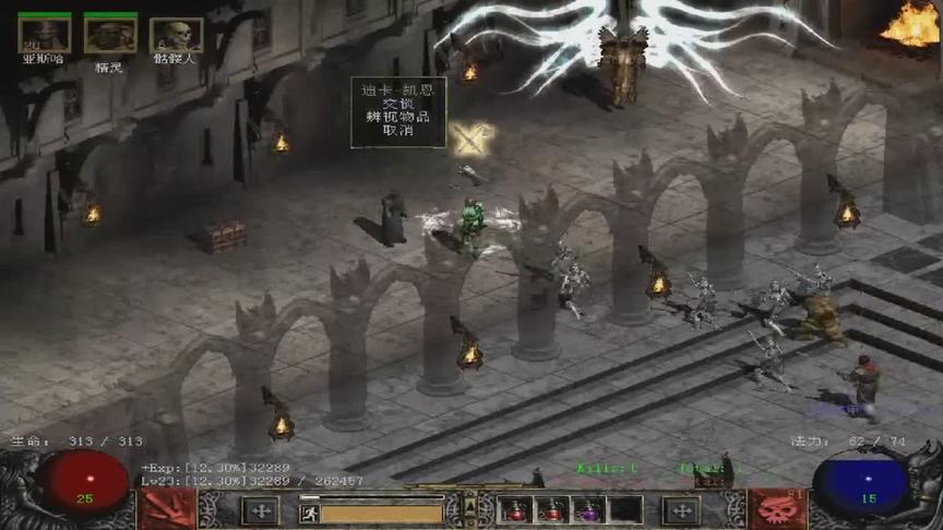 暗黑2死灵召唤玩法，不出衰老别打大菠萝