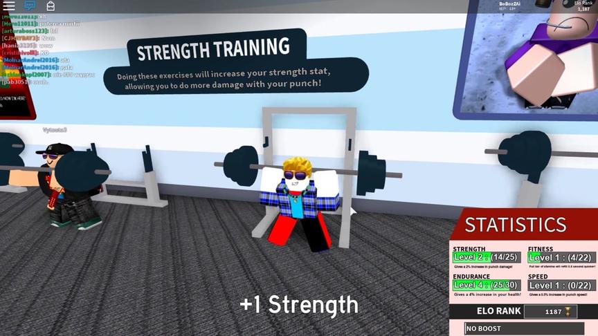 roblox “拳击模拟器” 波波仔解说：要想成为拳王，就要先锻炼！