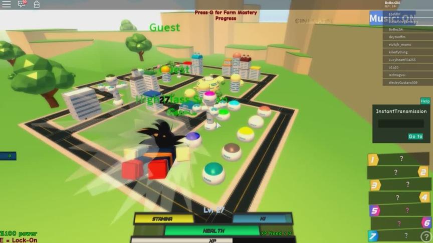 roblox 虚拟世界“龙珠模拟器” ：变身“孙悟空”对战贝吉塔！