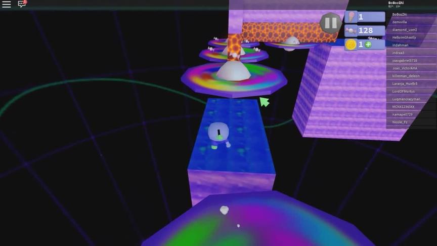 roblox 虚拟世界 “robot64”：在宇宙彩虹糖上尽情跑酷！