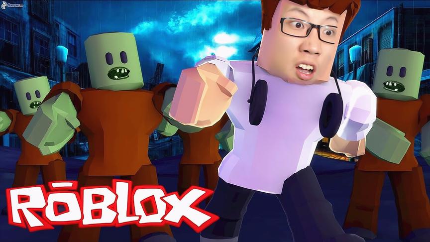 T台走秀僵尸枪战太好玩了！ROBLOX鲤鱼Ace