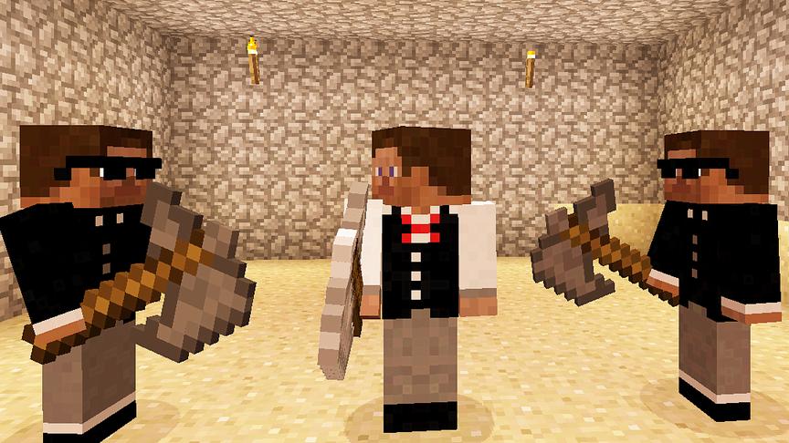 大海解说 我的世界Minecraft 搞笑007大战斧头帮