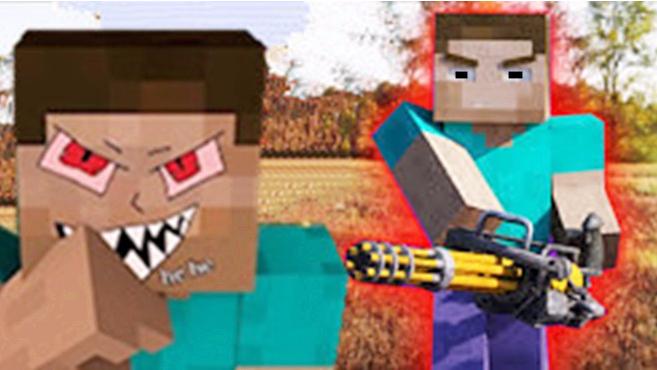 大海解说 我的世界Minecraft 我是特种兵战僵尸村长