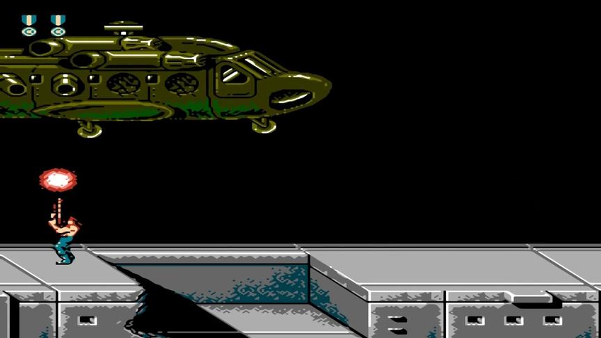 FC《超级魂斗罗》，小时候不知道，F火力可以蓄力攻击