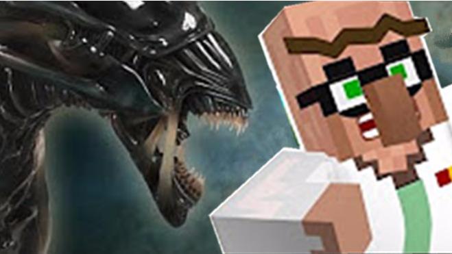 大海解说 我的世界Minecraft 异形入侵地球空间站