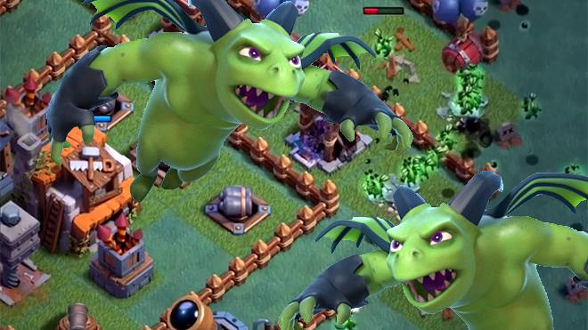 全变异亡灵出击《部落冲突》5本建筑大师基地激战