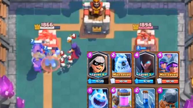 24W金币3张传奇卡值不值？《皇室战争》土豪主播的绝佳挑战赛卡组