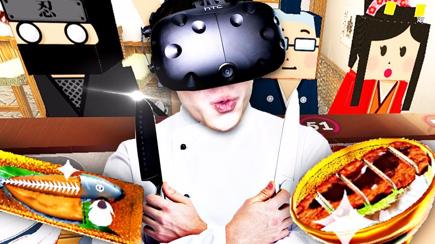 屌德斯解说 VR模拟日式盖浇饭店 我有特殊的盖饭技巧！