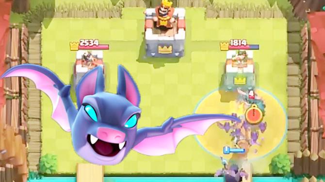 疯狂的蝙蝠搭配阵容《皇室战争》低费推进卡组