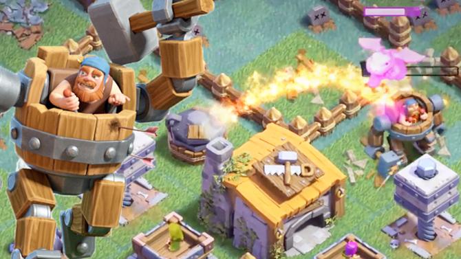 《部落冲突》6本建筑大师基地冲杯阵型，绝佳的上分布置套路