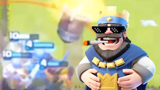 真是猪队友般的火箭飓风配合！《皇室战争》失误搞笑集锦