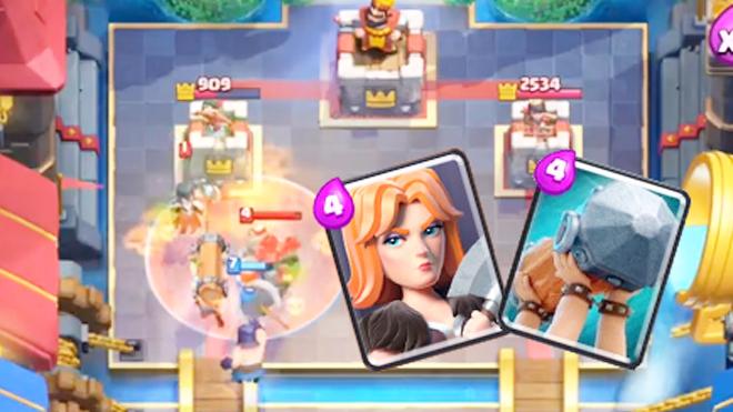 终极挑战赛轻松12胜！《皇室战争》完美的女武神攻城槌推进卡组