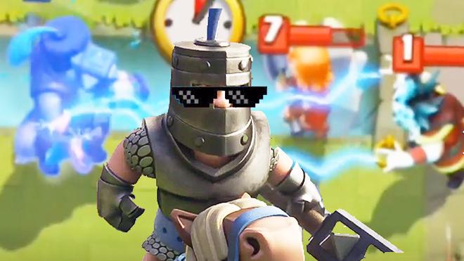 黑暗骑士表示已经晕头转向请不要再电了！《皇室战争》搞笑集锦