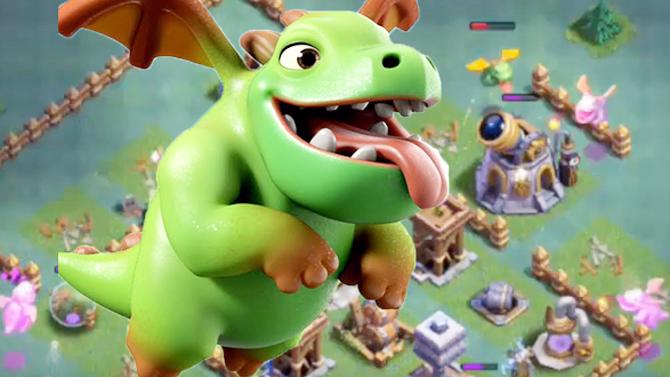 无敌的飞龙宝宝！《部落冲突》5本建筑大师基地完美3星打法攻略