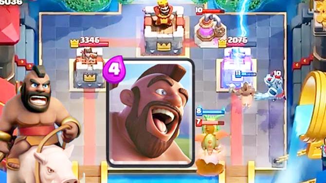 疯狂的电猪流卡组《皇室战争》传奇竞技场的冲杯激战