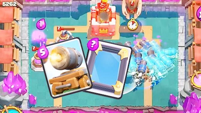 疯狂的镜像克隆加农炮战车《皇室战争》新卡牌另类试玩对决