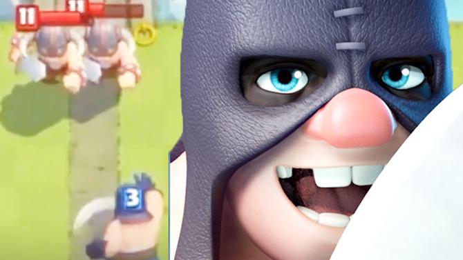 厉害了我的飞斧屠夫头都给打飞了！《皇室战争》精彩搞笑集锦