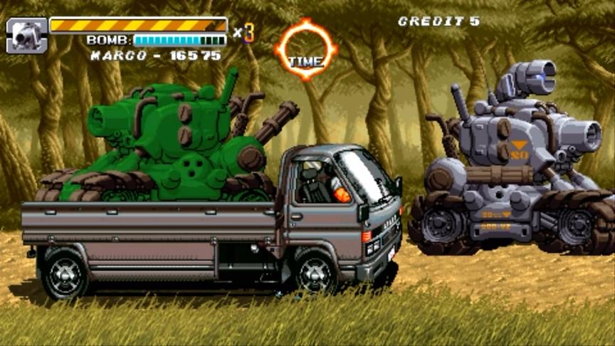 合金弹头重制版，一言不合就开始飚坦克