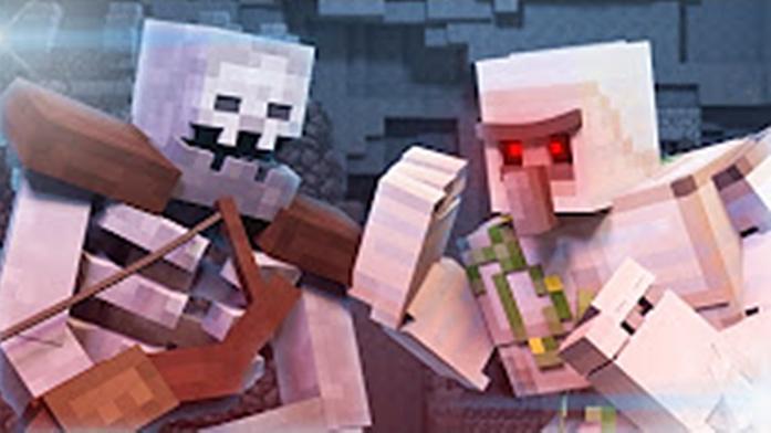 大海解说 我的世界Minecraft 保卫村民怪物塔防