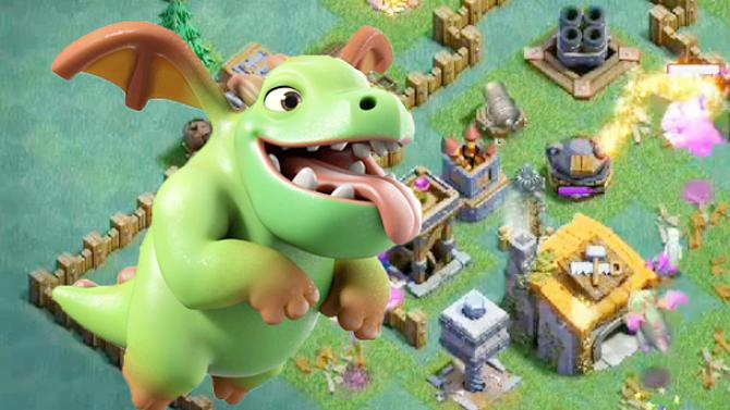 飞龙宝宝完美3星打法《部落冲突》6本建筑大师基地精彩集锦