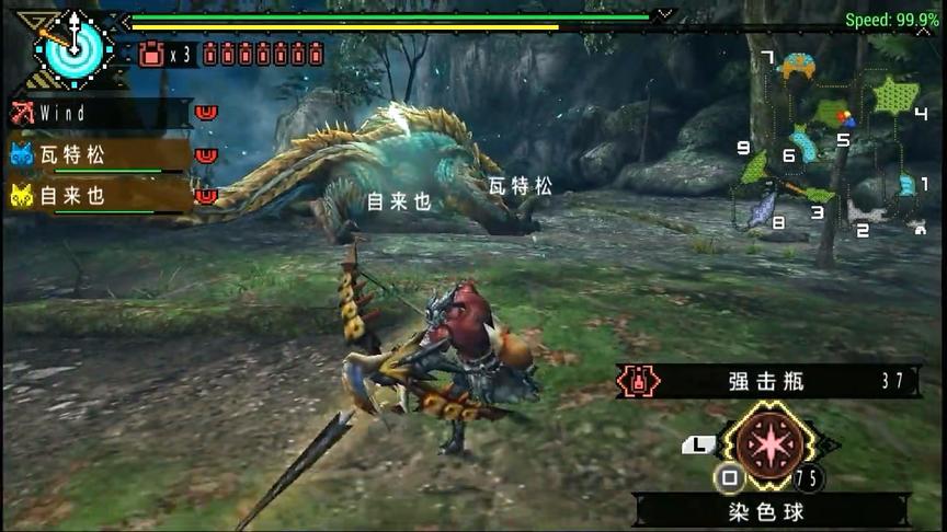 怪物猎人P3高清版，月下雷鸣雷狼龙，回忆曾经燃烧的猎人之魂