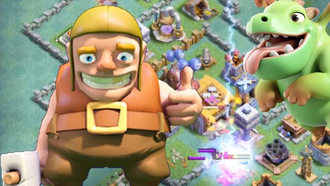 冲杯3800+无压力 完美的《部落冲突》6本建筑大师基地阵型