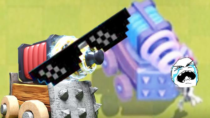 你一个小骷髅也敢跟我电磁炮叫板！《皇室战争》逗乐蒙太奇