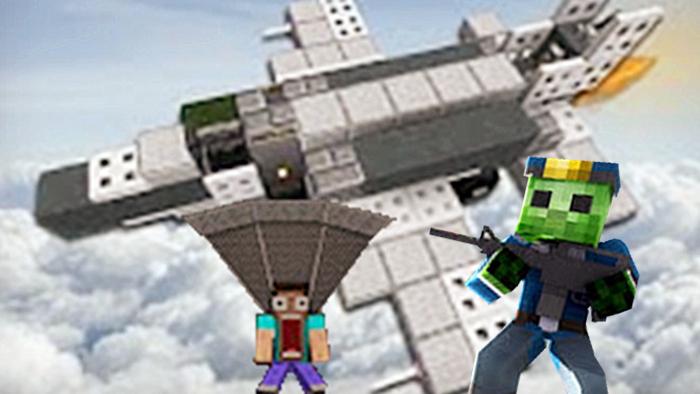 大海解说 我的世界Minecraft 战争世界2空中决斗