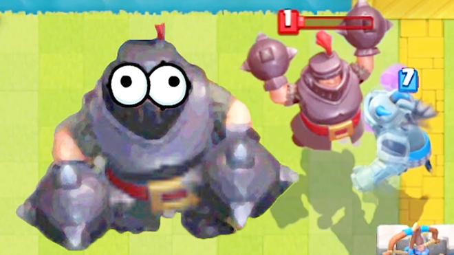 真是又笨又萌的超级骑士！《皇室战争》精彩趣味时刻